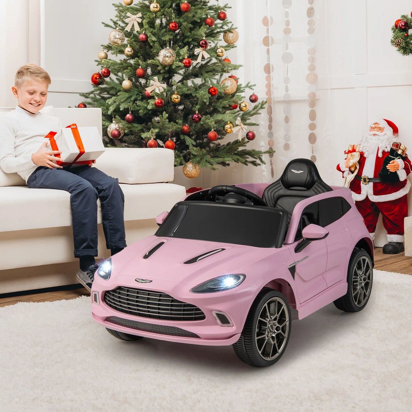 12V Kids Ride on Vehicle Aston Martin Licensed with Music and Horn