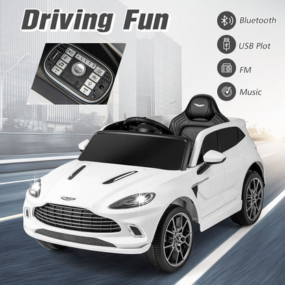 12V Kids Ride on Vehicle Aston Martin Licensed with Music and Horn